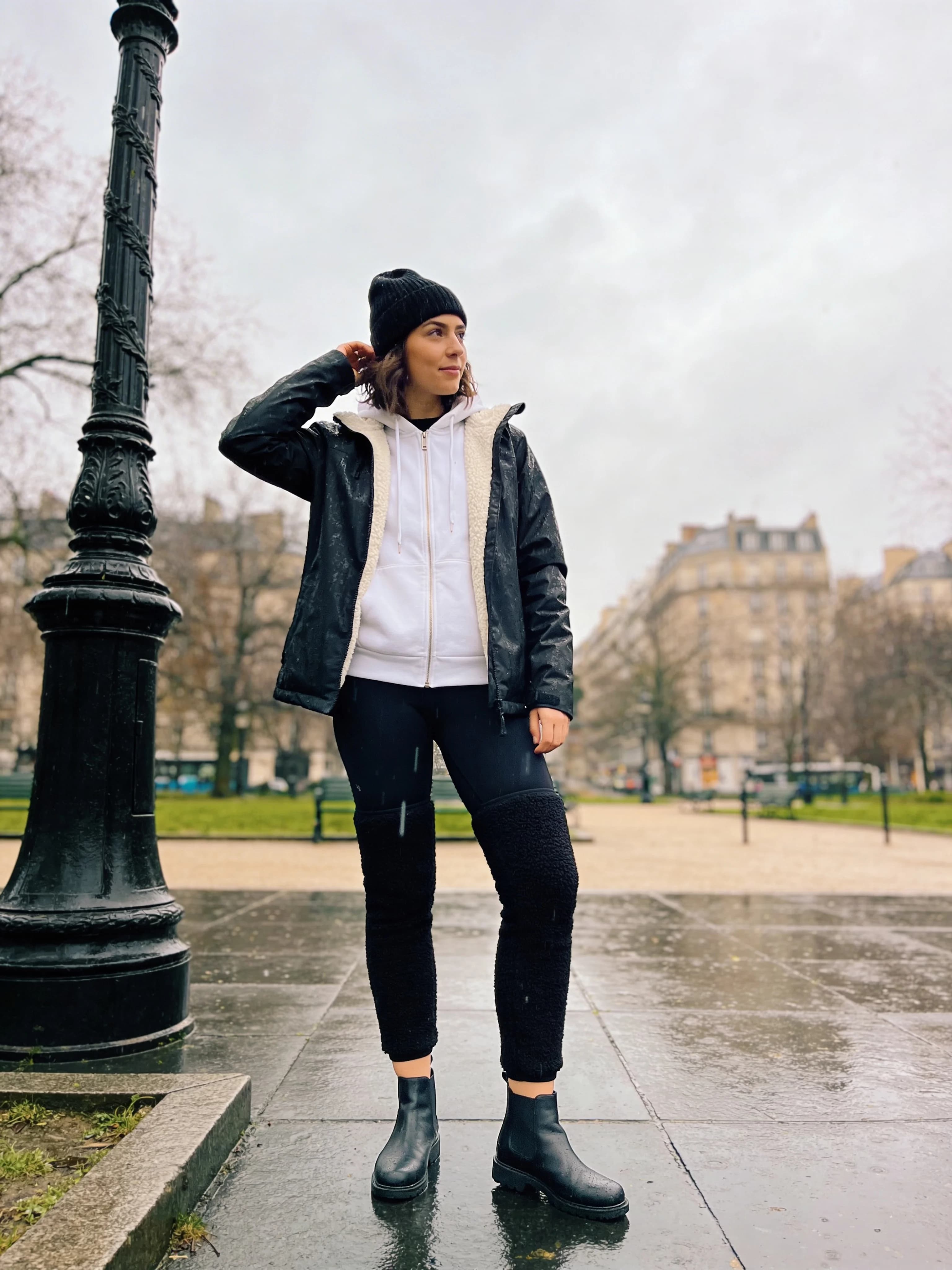 Rain Jacket Zip Layer