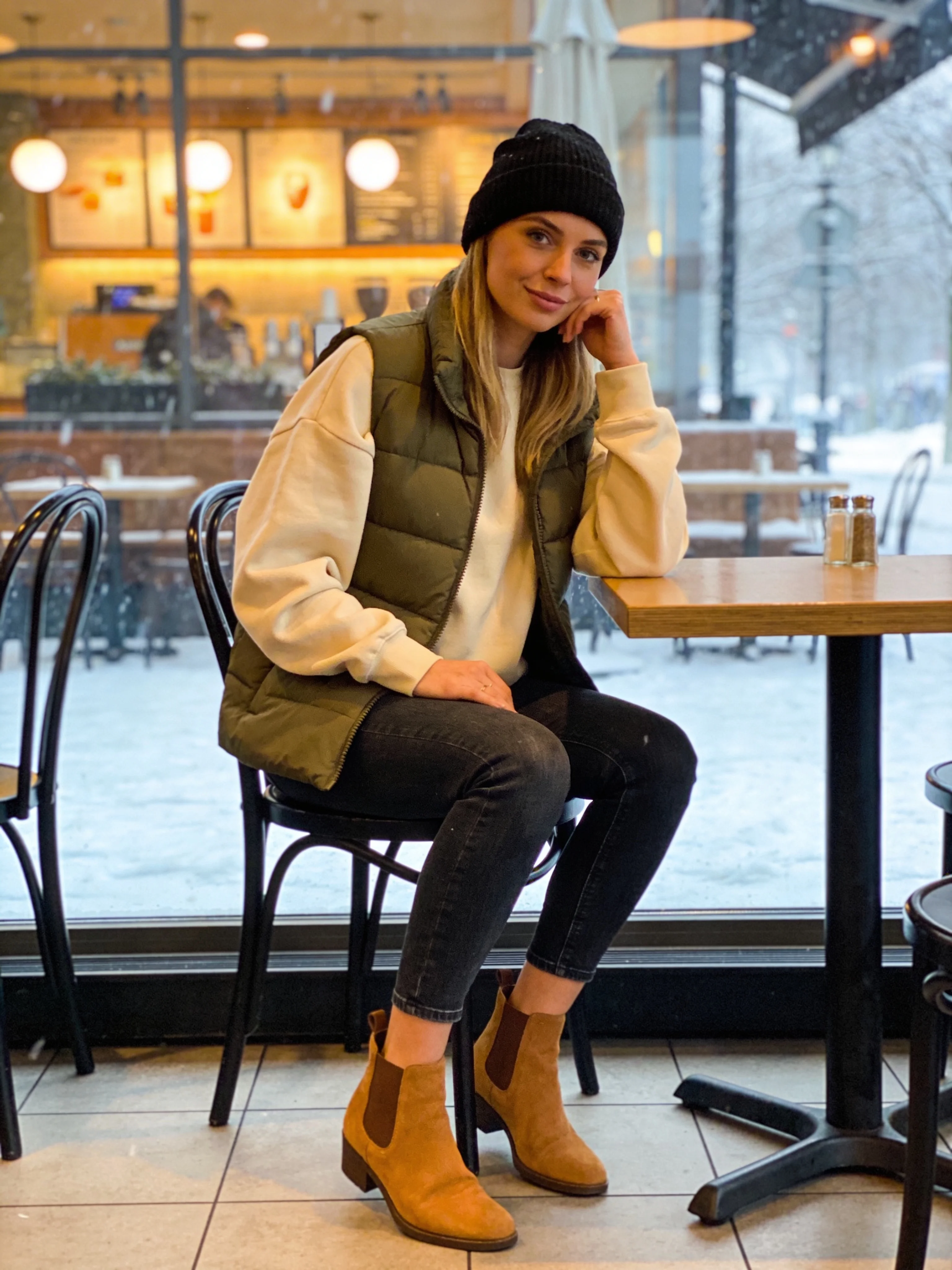 The Olive Vest Stack