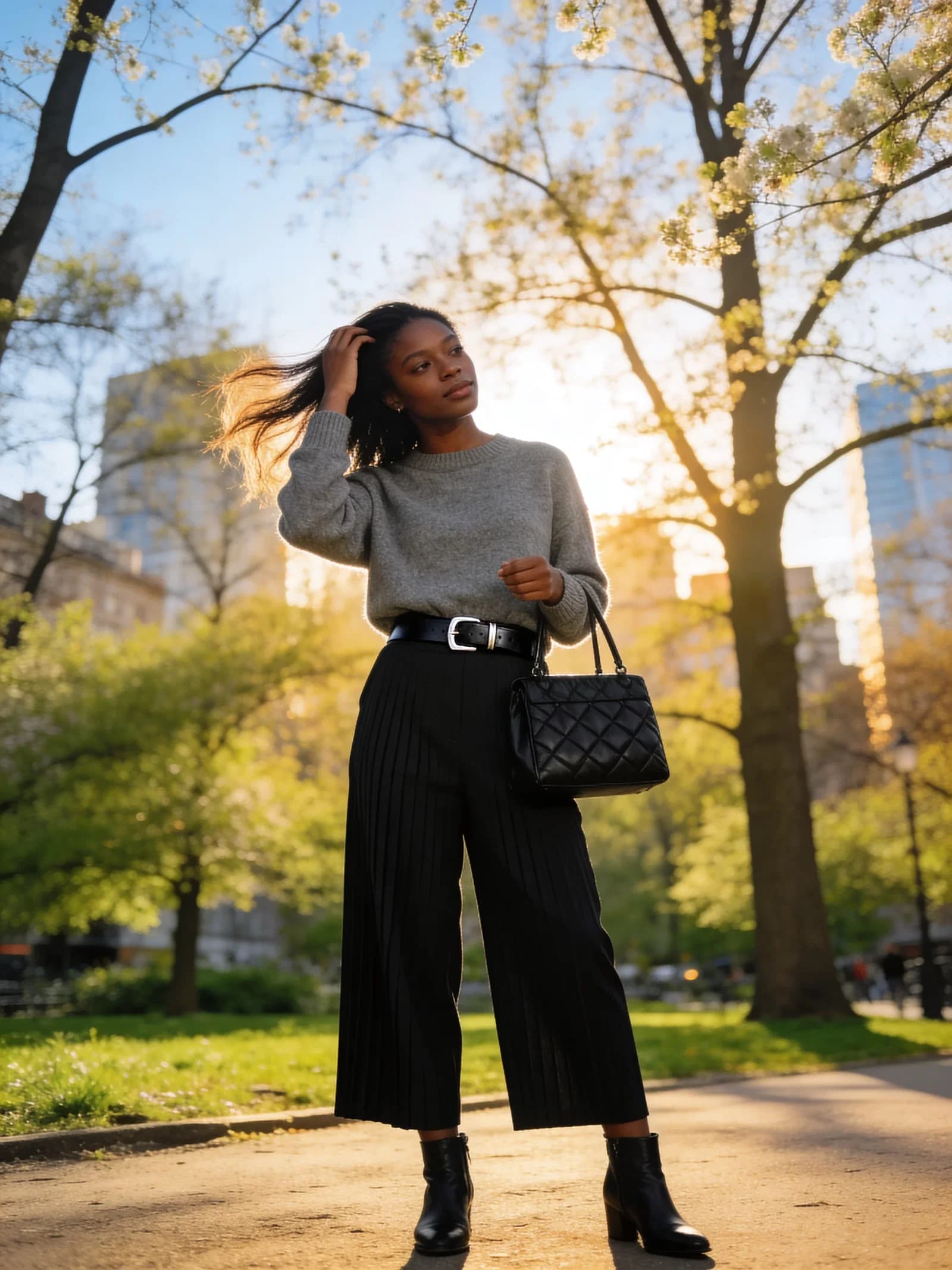 The Polished Pleated Trouser