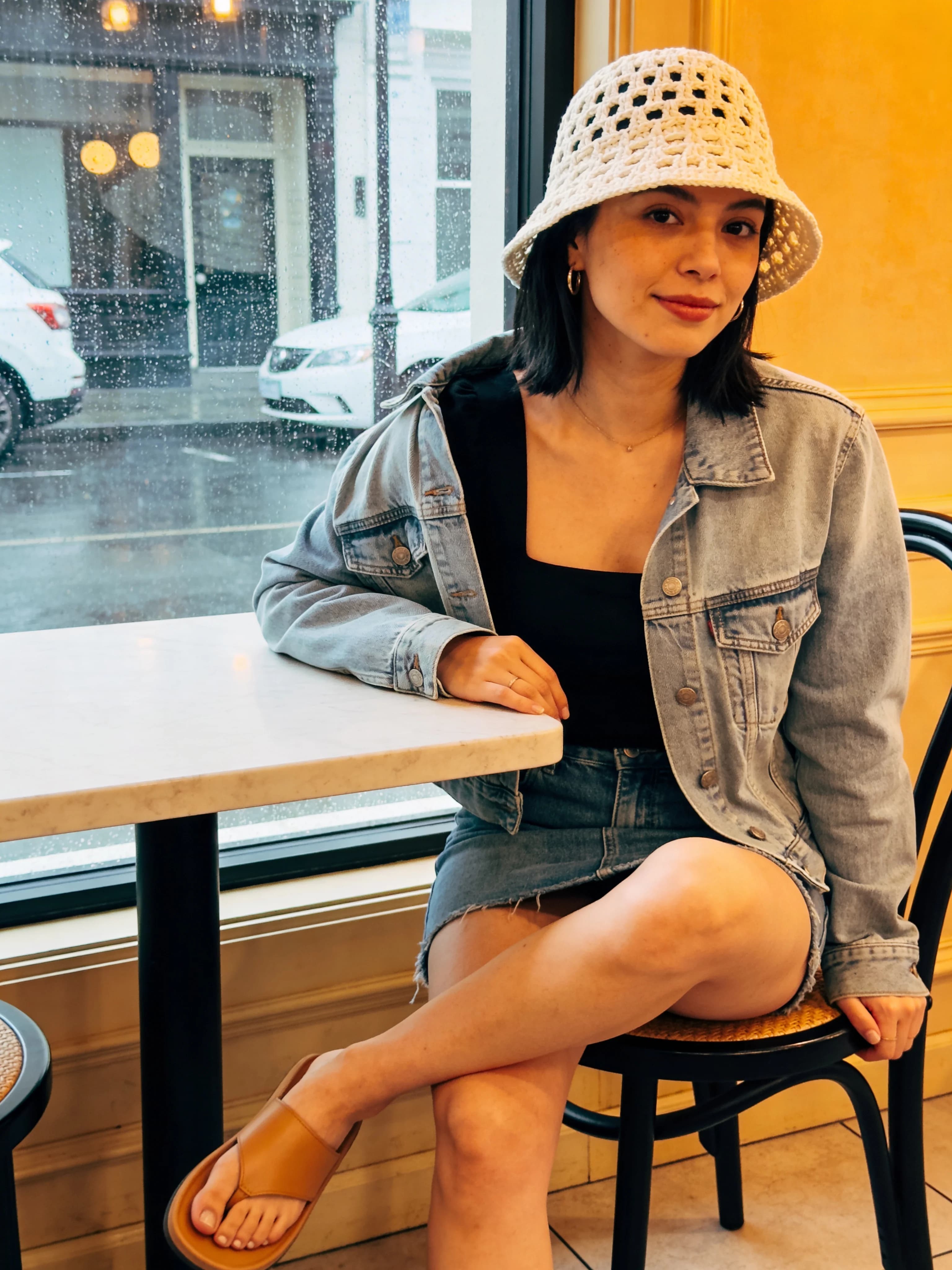 Double Denim Rainy Day