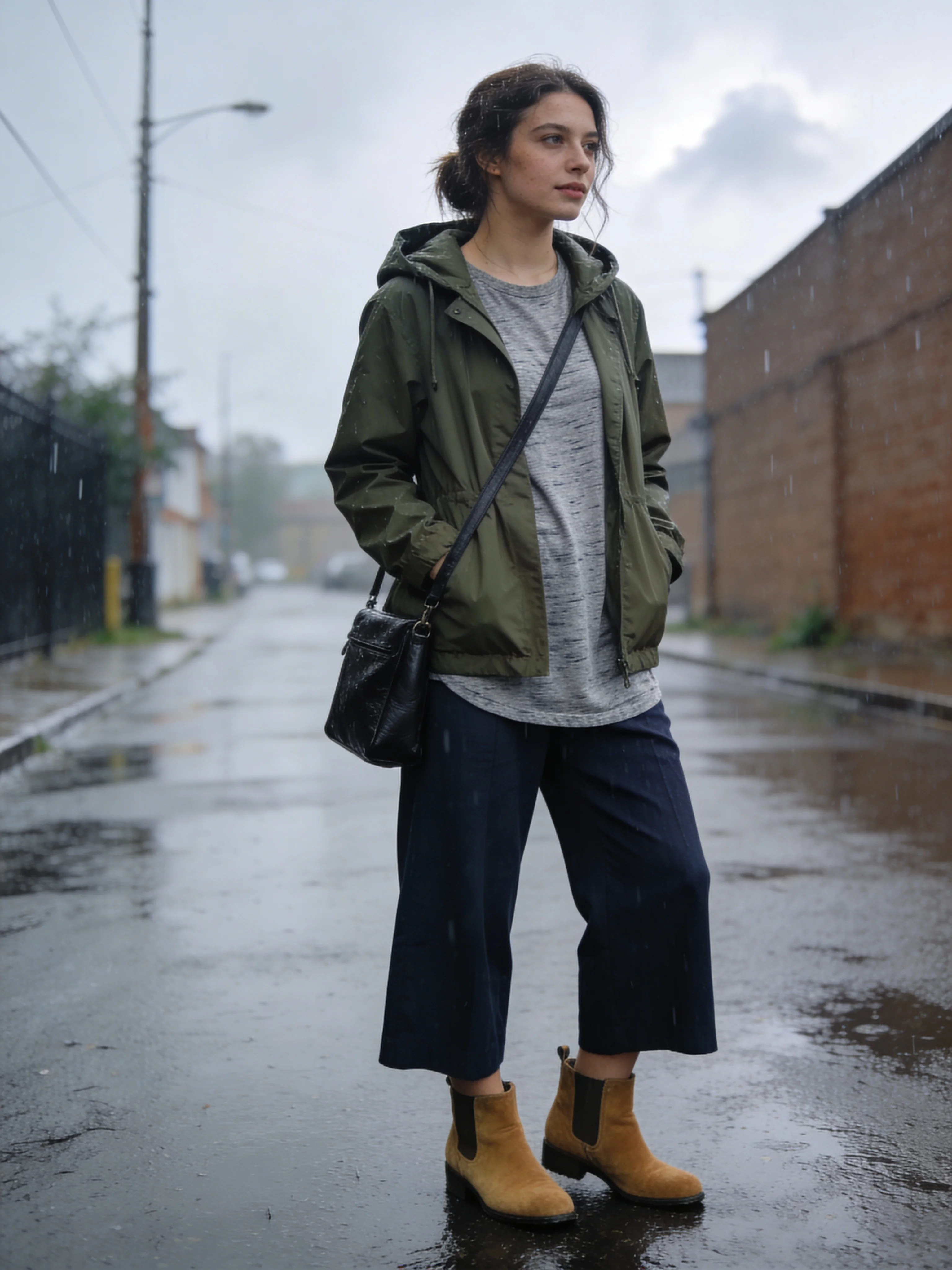 Olive Anorak Trousers