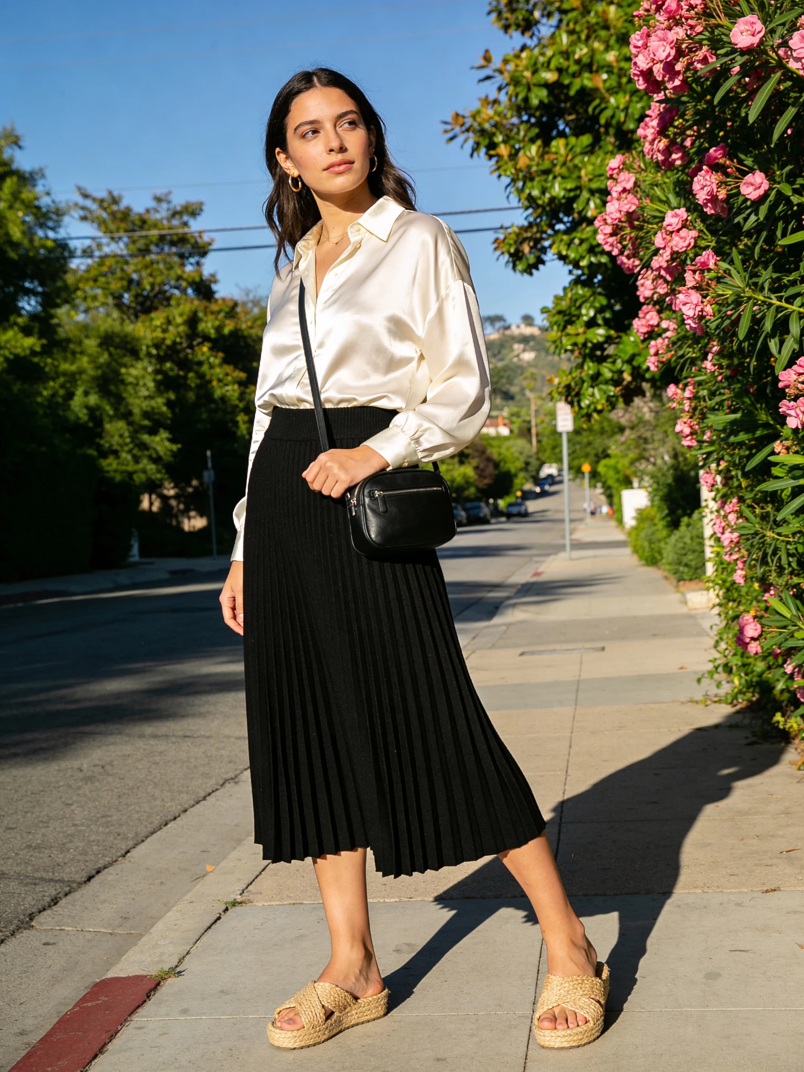 Ivory Silk Maxi Heat